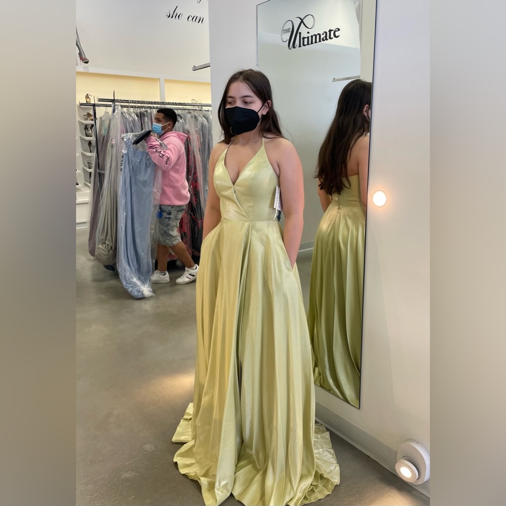 Angelz Collection by the Ultimate Green Prom Dress